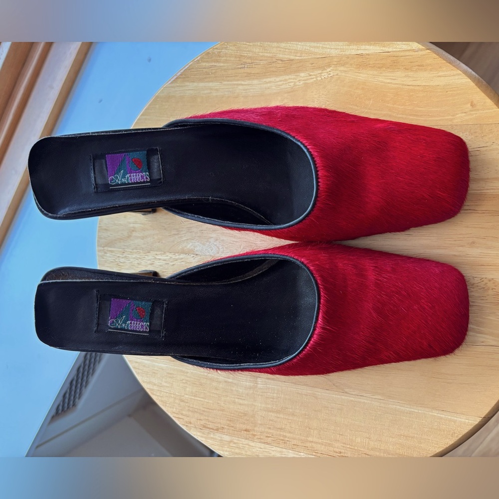 RED MULES. So fun!